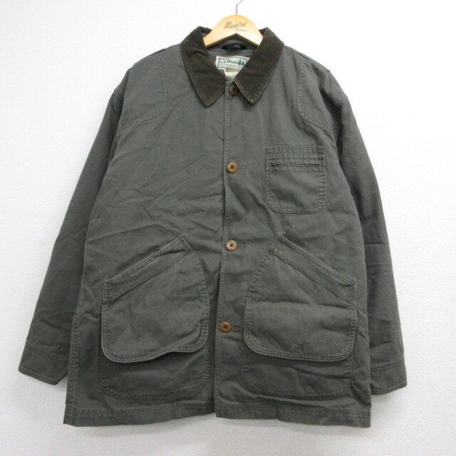 エルエルビーン 90s 長袖カバーオール ハンティング カーキ メンズXL相当 | 古着