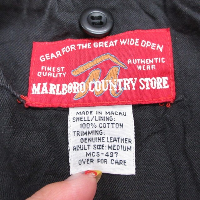 古着通販 XL☆古着 Marlboro 長袖 カバーオール メンズ 90年代 90s