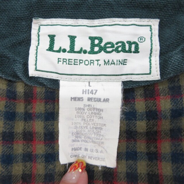 古着通販 XL☆古着 L.L.Bean エルエルビーン 長袖 カバーオール メンズ