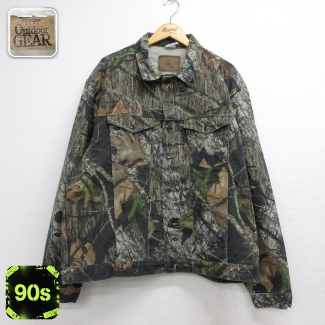ラングラー 00s ハンティングジャケット Mossy Oak カーキ迷彩 メンズXL相当 | 古着
