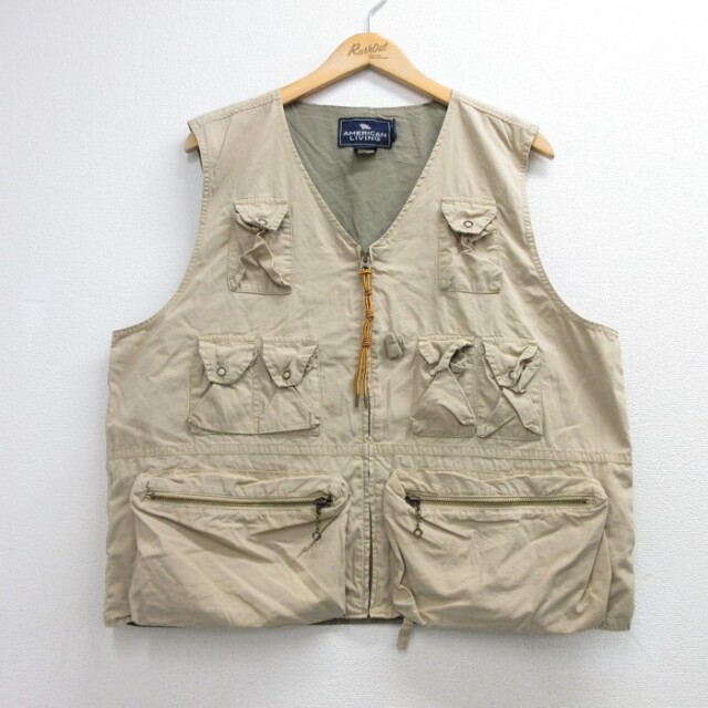 古着通販 M☆古着 Danielson メンズ フィッシング ベスト