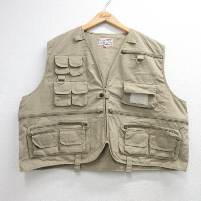 古着通販 M☆古着 MASTER SPORTSMAN メンズ フィッシング ベスト