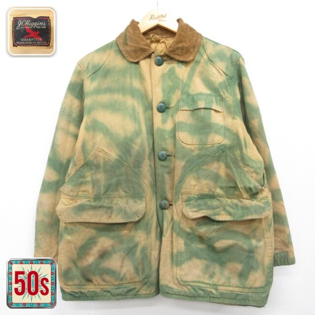 シアーズ 50s ハンティングジャケット ハンドペイント メンズL相当 | 古着
