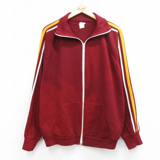 古着通販 XL☆古着 アシックス 長袖 ジャージ メンズ 80年代 80s ワン