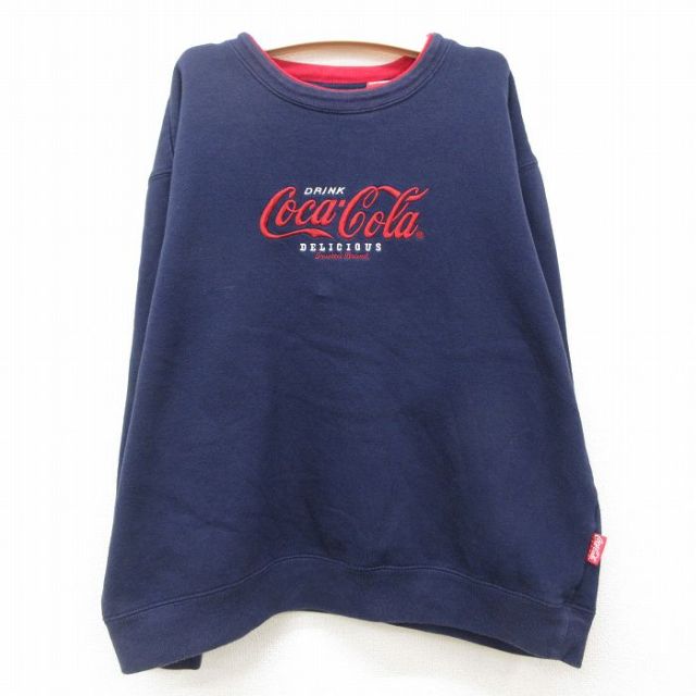 古着通販 古着 長袖 スウェット キッズ ボーイズ 子供服 コカコーラ