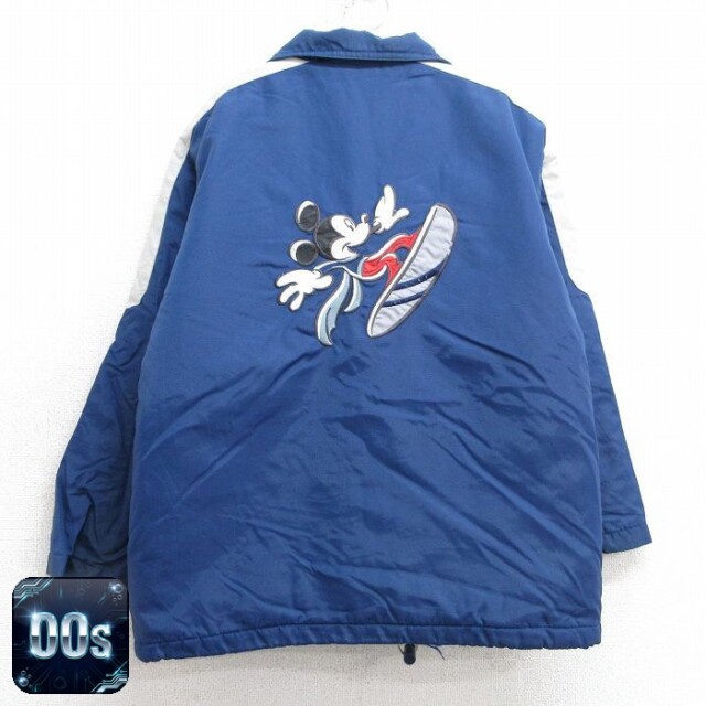 ディズニー 00s 長袖ジャケット ミッキーマウス ネイビー キッズ | 古着