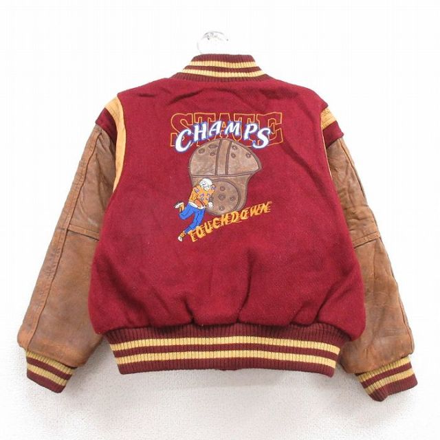 古着通販 古着 長袖 スタジャン キッズ ボーイズ 子供服 90年代 90s