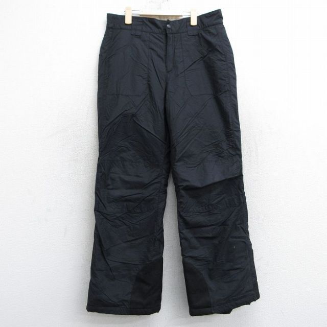 【50%OFF】古着 コロンビア COLUMBIA ナイロン スノー パンツ キッズ ボーイズ 子供服 00年代 00s ワンポイントロゴ 黒 ブラック 25feb06