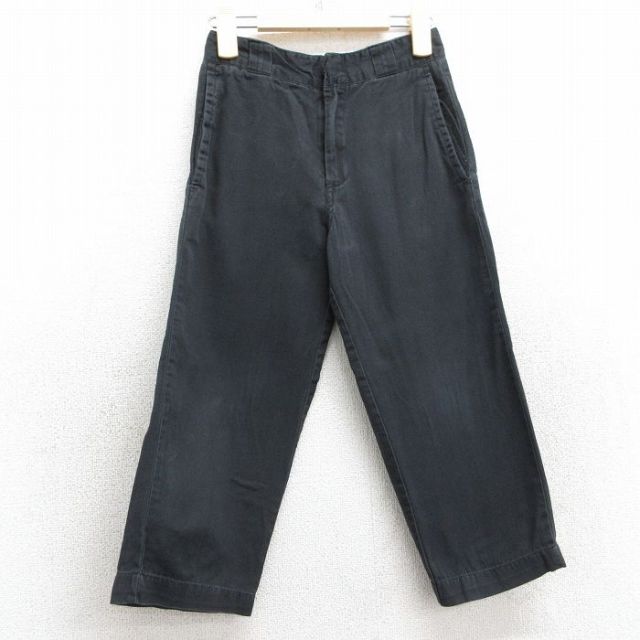 古着 ディッキーズ Dickies ワーク パンツ キッズ ボーイズ 子供服 00年代 00s コットン 黒 ブラック 25apr10