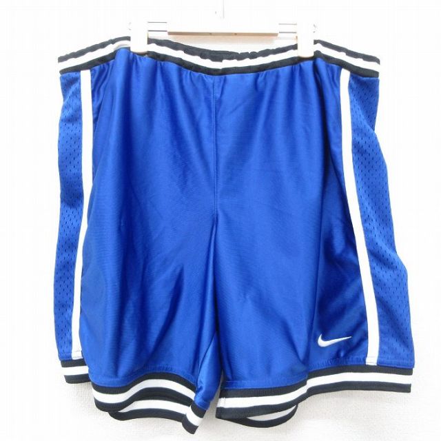【50%OFF】古着 ナイキ NIKE ショート イージー パンツ ショーツ キッズ ボーイズ 子供服 00年代 00s ワンポイントロゴ 青他 ブルー 25jun05