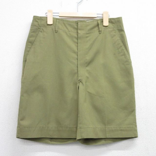 古着 ハーフ ボーイスカウト パンツ キッズ ボーイズ 子供服 80年代 80s タロン 濃緑系 グリーン 25aug20