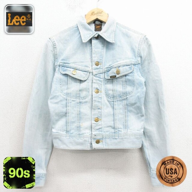 【50%OFF】リー 90s 長袖ジージャン デニム ライトブルー キッズ | 古着
