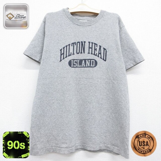 90s 半袖Tシャツ HILTON HEAD グレー キッズ | 古着