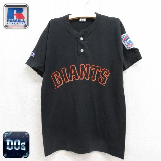 ラッセル 00s 半袖Tシャツ ジャイアンツ ブラック キッズ | 古着