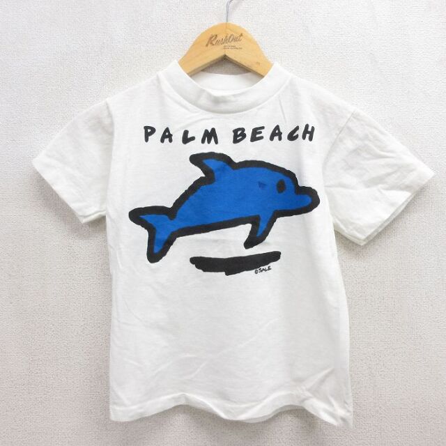 半袖Tシャツ イルカ ホワイト キッズ | 古着