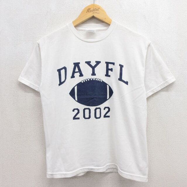 ジャージーズ 00s 半袖Tシャツ アメフト ホワイト キッズ | 古着