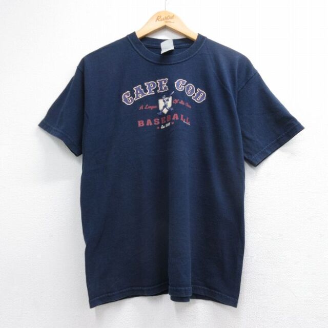 ケープコッド 00s 半袖Tシャツ ネイビー キッズ | 古着