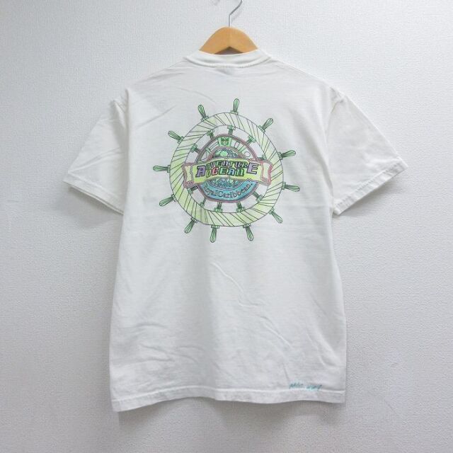ヘインズ 00s 半袖Tシャツ ロイヤルカリビアン ホワイト キッズ | 古着