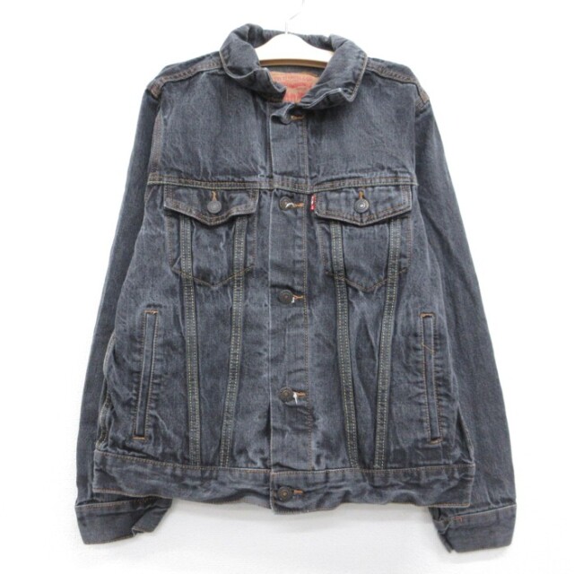 古着 Levi's リーバイス 長袖 子供服 コットン ブラック キッズ ジージャン デニム【spe】 26aug26