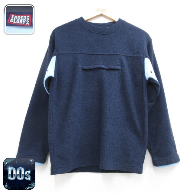 Faded Glory 00s 長袖フリース ネイビー キッズ | 古着