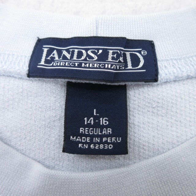 古着通販 古着 LANDS'END ランズエンド 長袖 子供服 キッズ 00年代 00s