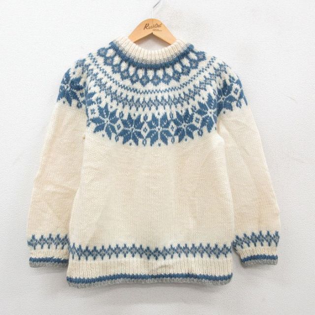 古着通販 古着 ダーレオブノルウェー 長袖 ノルディック セーター