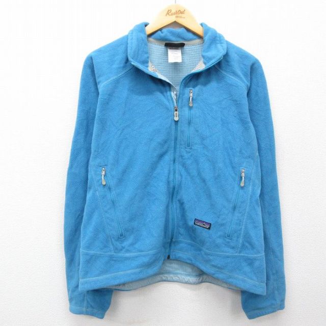 古着 パタゴニア patagonia 長袖 フリース ジャケット レディース レギュレーター ポーラテック 水色 25feb12 中古 アウター ジャンパー ブルゾン