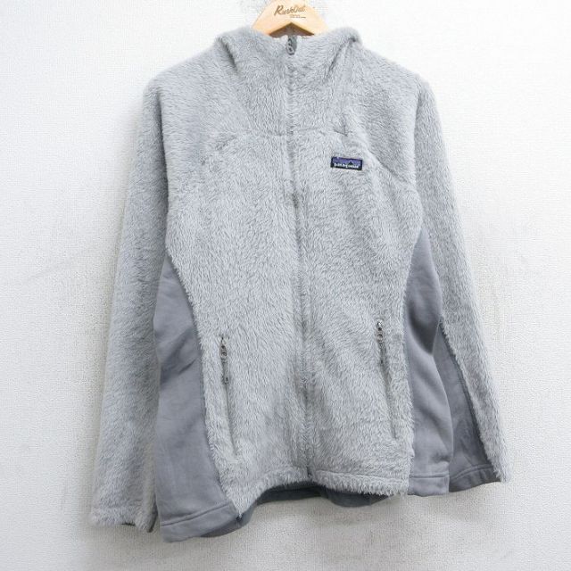 古着 パタゴニア patagonia 長袖 フリース ジャケット パーカー レディース ラグラン ポーラテック グレー 25feb17 中古 アウター ジャンパー ブルゾン