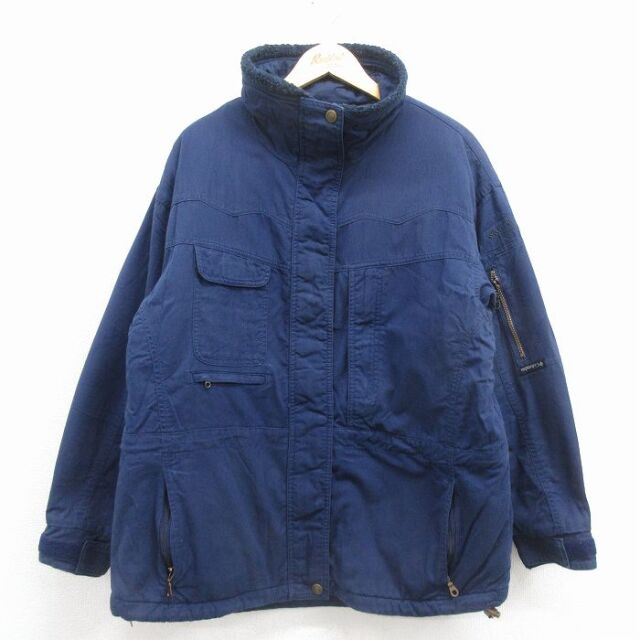 【20%OFF】古着 コロンビア 長袖 ジャケット レディース 00年代 00s ワンポイントロゴ BIG SKY 大きいサイズ 紺【spe】 26jan09