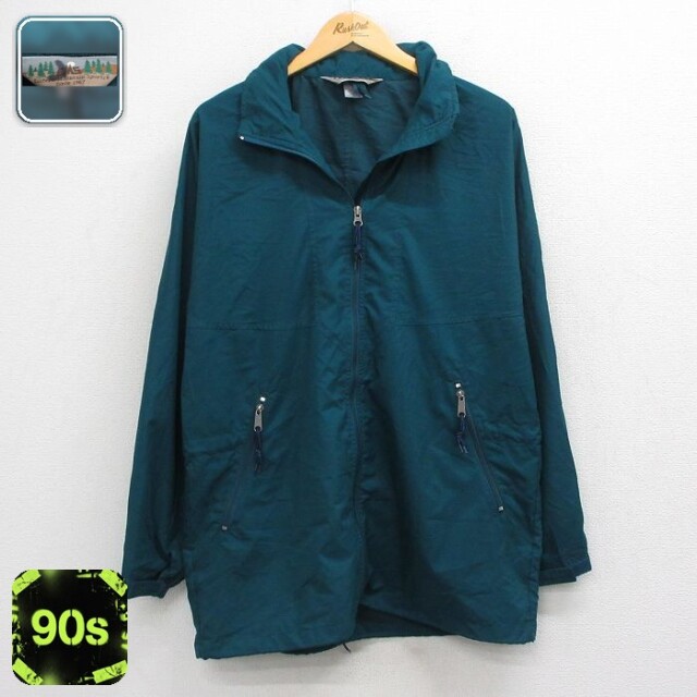 【20%OFF】古着 EMS 長袖 ジャケット レディース 90年代 90s 緑 26apr27
