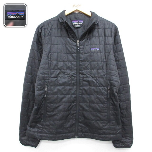 古着 パタゴニア patagonia 長袖 レディース メンズ ナノ パフ キルティング ポリエステル ブラック【spe】 26aug21