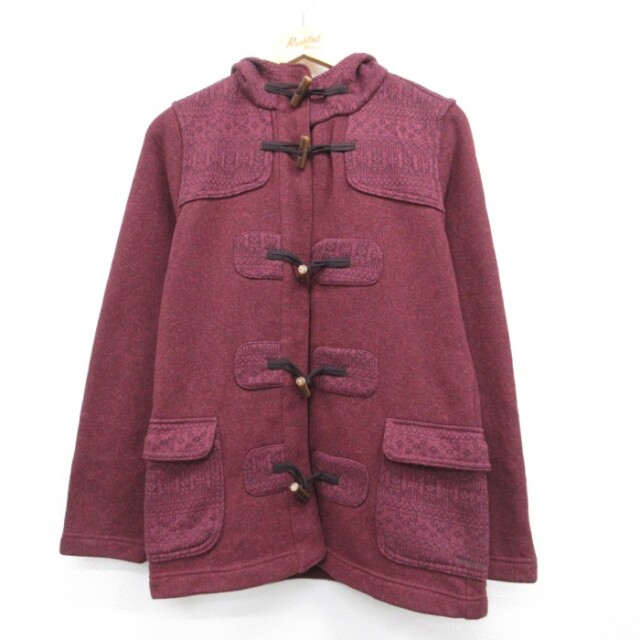 古着 パタゴニア patagonia 長袖 パーカー レディース ダブル ベター ジャケット ポリエステル バーガンディ 霜降り 26aug25