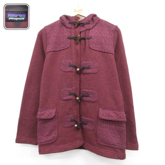 古着 パタゴニア patagonia 長袖 パーカー レディース ダブル ベター ジャケット ポリエステル バーガンディ 霜降り 26aug25