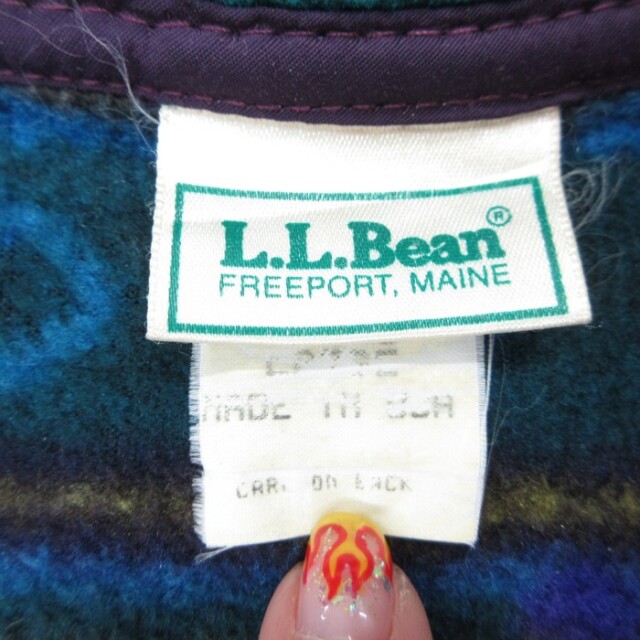 古着通販 古着 L.L.Bean エルエルビーン 長袖 フルジップ レディース