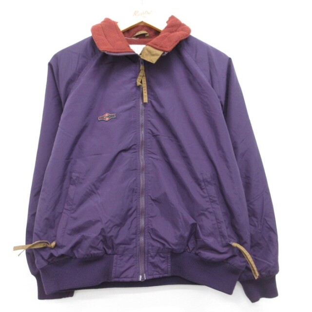 古着 Columbia コロンビア 長袖 ナイロン レディース 90年代 90s ジャケット パープル 26aug31