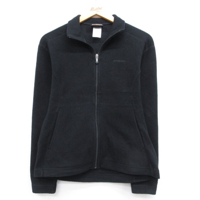 古着 パタゴニア patagonia 長袖 フルジップ レディース ジャケット フリース メンズ シンチラ ブラック 26aug31