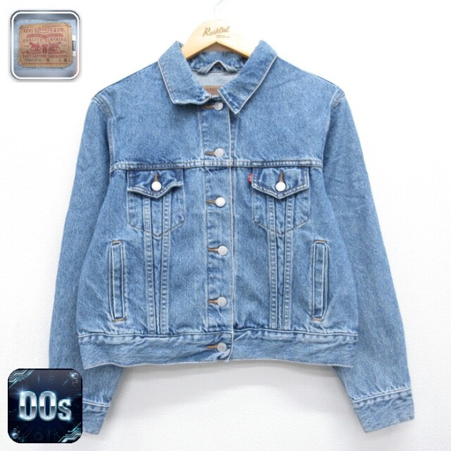 古着 Levi's リーバイス 長袖 レディース 00年代 00s ジージャン コットン ネイビー デニム 26sep09