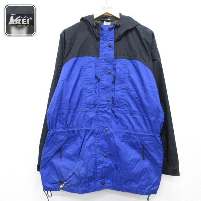 古着 アールイーアイ REI 長袖 ナイロン レディース 00年代 00s ゴアテックス マウンテンパーカー ブルー 内側メッシュ 26sep09