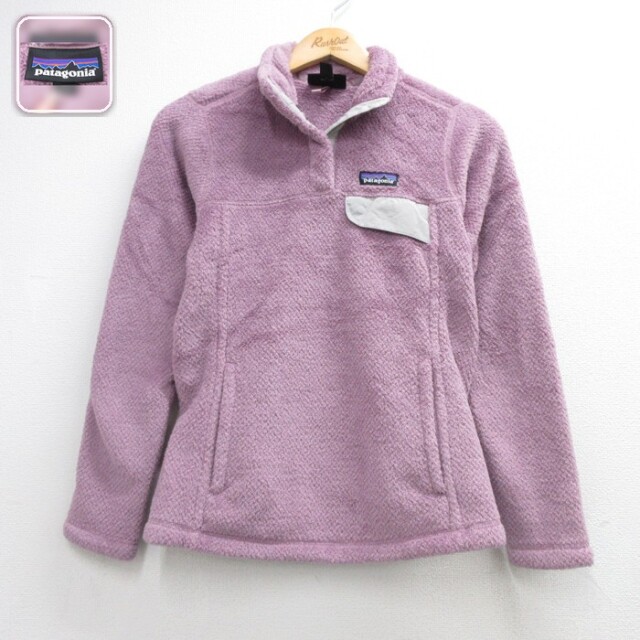 古着 パタゴニア patagonia 長袖 レディース ジャケット ポーラテック Re-Tool スナップT フリース ポリエステル ピンク 26sep15