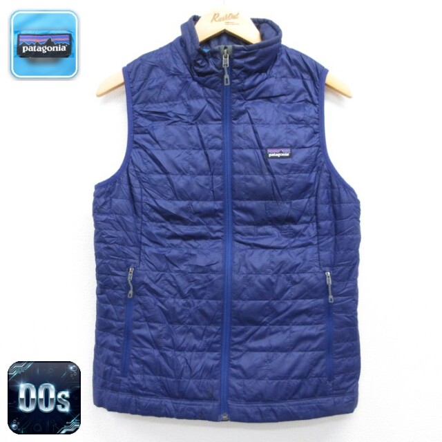 古着 パタゴニア patagonia レディース 00年代 00s ベスト プリマロフト ナノ パフ キルティング ポリエステル ブルー 26sep16
