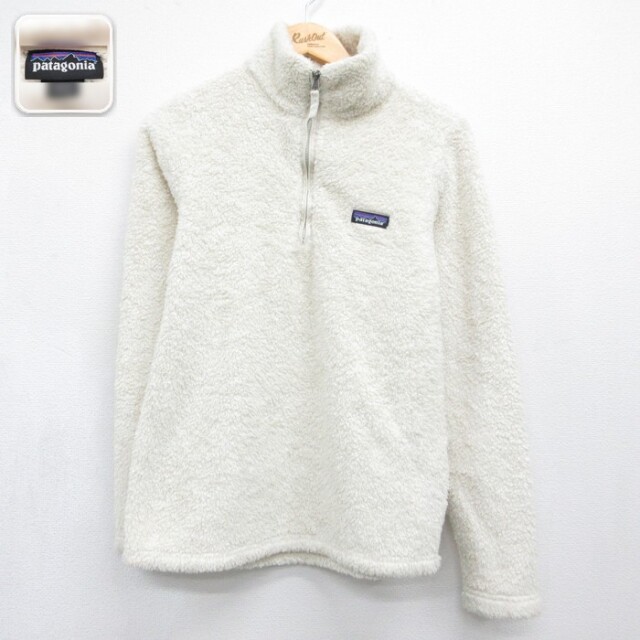 古着 パタゴニア patagonia 長袖 ハーフジップ レディース ジャケット ボア フリース ポリエステル 生成 26sep16
