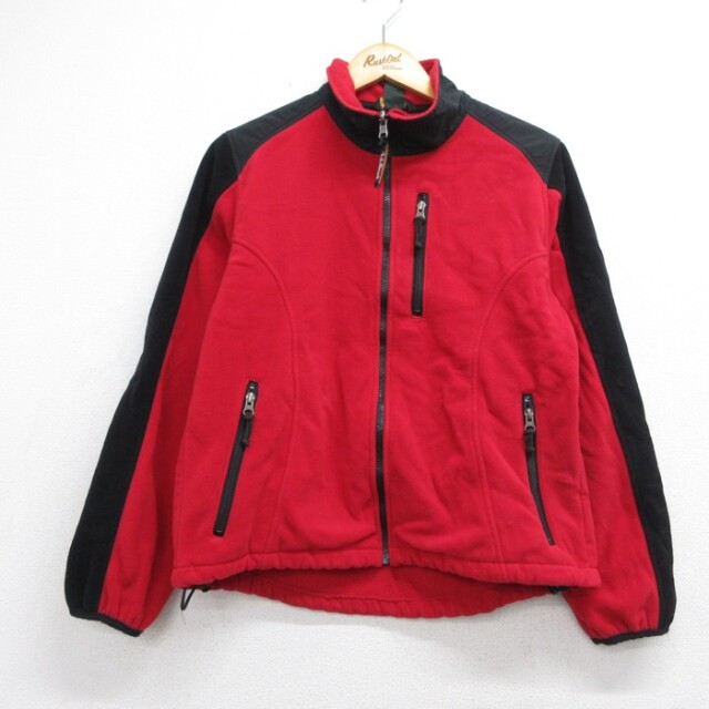古着 L.L.Bean エルエルビーン 長袖 レディース 90年代 90s ジャケット フリース ポリエステル レッド【spe】 26sep24