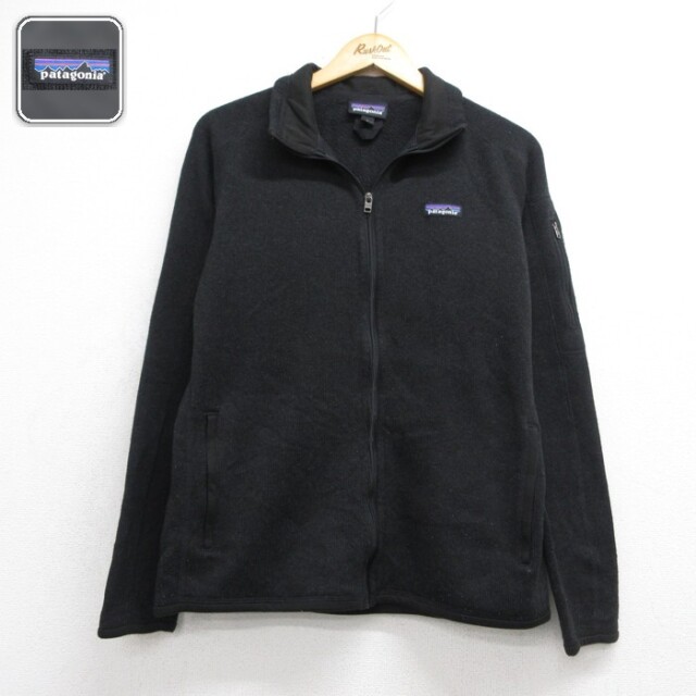 古着 パタゴニア patagonia 長袖 フルジップ レディース フリース ベターセーター ジャケット ポリエステル ブラック 26sep28