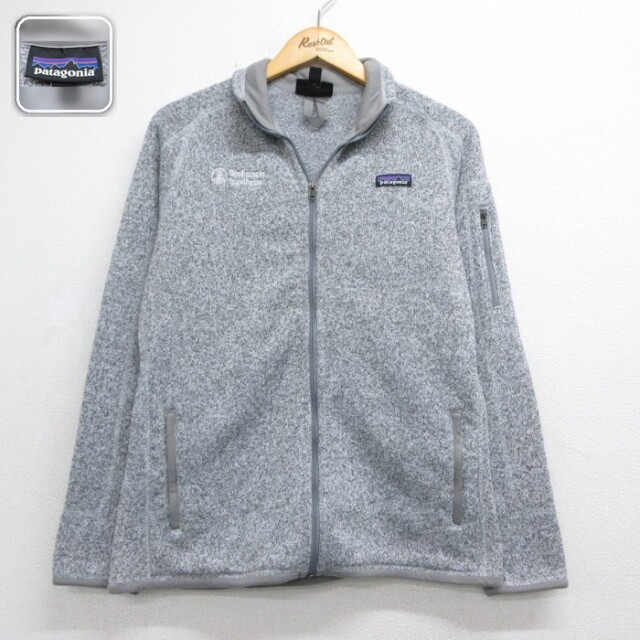 古着 パタゴニア patagonia 長袖 ビンテージ フルジップ レディース フリース ベターセーター ジャケット ポリエステル グレー 霜降り 26sep28