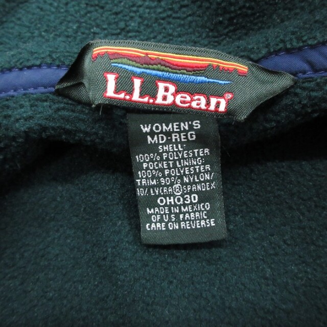 古着通販 古着 L.L.Bean エルエルビーン 長袖 フルジップ レディース