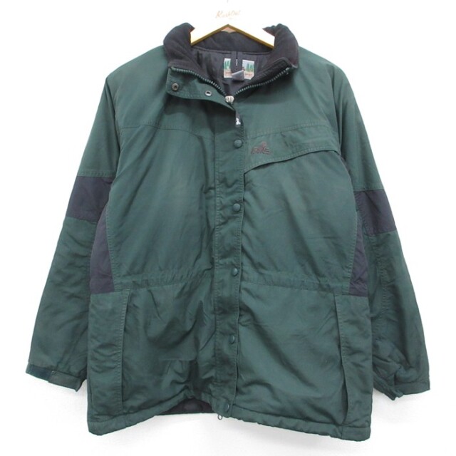 古着 EMS 長袖 ナイロン レディース 90年代 90s ジャケット グリーン【spe】 26oct09