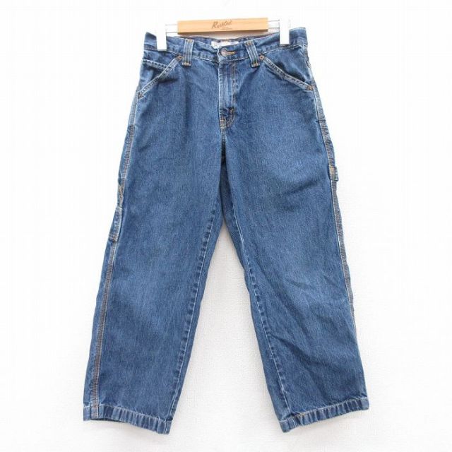 古着 リーバイス Levis ペインター パンツ レディース コットン 紺 ネイビー デニム 25mar22 中古 ボトムス