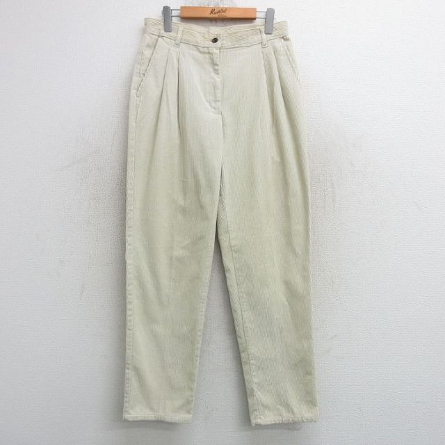 古着 ウールリッチ WOOLRICH コーデュロイ パンツ レディース 00年代 00s 太畝 薄ベージュ カーキ 25mar28 中古 ボトムス