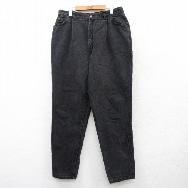【50%OFF】古着 リーバイス Levis ジーンズ レディース 90年代 90s USA製 黒 ブラック 【spe】 25mar28 中古 ボトムス ジーパン Gパン ロング パンツ