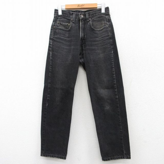 古着 ギャップ GAP ジーンズ レディース 90年代 90s コットン USA製 黒 ブラック 25mar28 中古 ボトムス ジーパン Gパン ロング パンツ